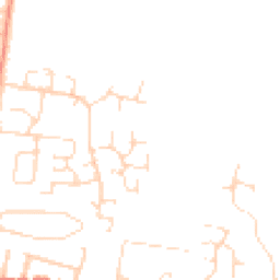 Daytime road noise heatmap for LE7 9UN