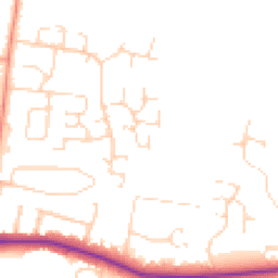 Daytime road noise heatmap for LE7 9UP