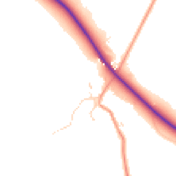 Daytime road noise heatmap for LE7 9WA