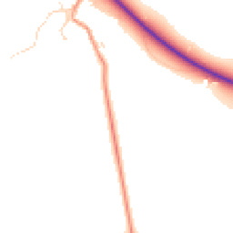 Daytime road noise heatmap for LE7 9WB
