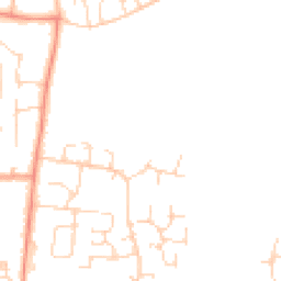 Daytime road noise heatmap for LE7 9WN