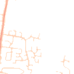 Daytime road noise heatmap for LE7 9WQ