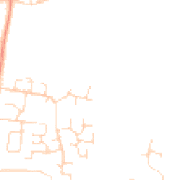 Daytime road noise heatmap for LE7 9WR