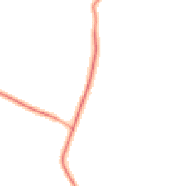Daytime road noise heatmap for LE7 9XF