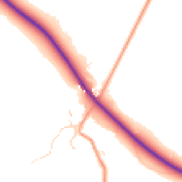Daytime road noise heatmap for LE7 9XH