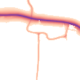 Daytime road noise heatmap for LE7 9YD