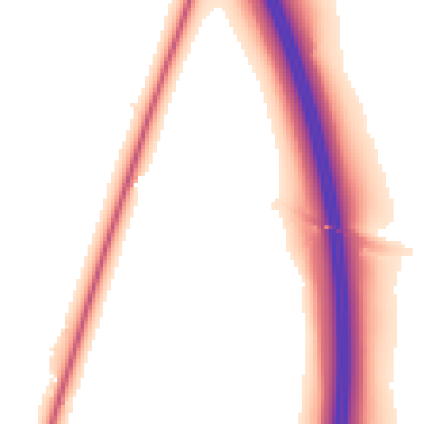 Night-time road noise heatmap for LE9 1RA