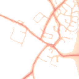 Daytime road noise heatmap for LE9 1RE