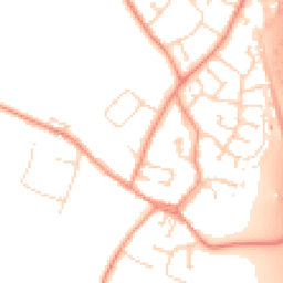 Daytime road noise heatmap for LE9 1RL