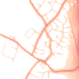 Daytime road noise heatmap for LE9 1RN