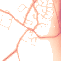 Daytime road noise heatmap for LE9 1RQ