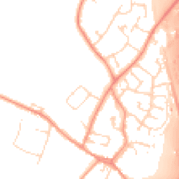 Daytime road noise heatmap for LE9 1RR