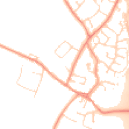 Daytime road noise heatmap for LE9 1RU