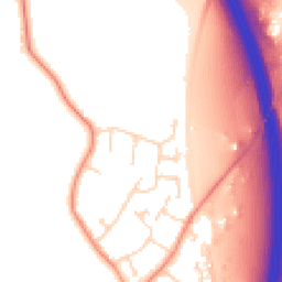 Daytime road noise heatmap for LE9 1SD
