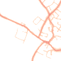 Daytime road noise heatmap for LE9 1SF