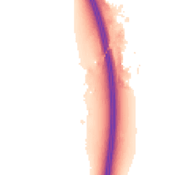 Night-time road noise heatmap for LE9 1SJ