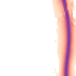 Night-time road noise heatmap for LE9 1SN