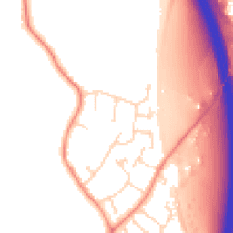 Daytime road noise heatmap for LE9 1SY