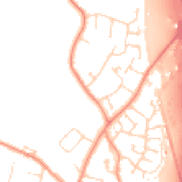 Daytime road noise heatmap for LE9 1TA
