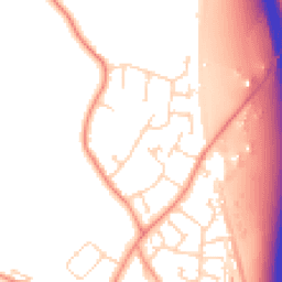 Daytime road noise heatmap for LE9 1TF