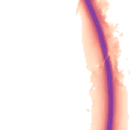 Night-time road noise heatmap for LE9 1TL
