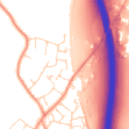 Daytime road noise heatmap for LE9 1TN