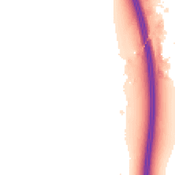 Night-time road noise heatmap for LE9 1TN