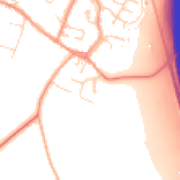 Daytime road noise heatmap for LE9 1TW