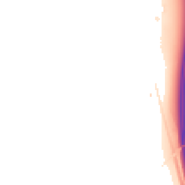 Night-time road noise heatmap for LE9 1UD
