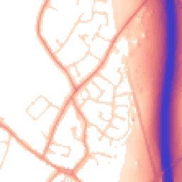 Daytime road noise heatmap for LE9 1UQ