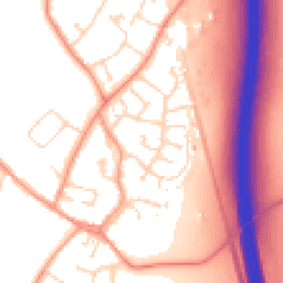 Daytime road noise heatmap for LE9 1UX