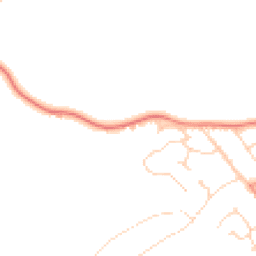 Daytime road noise heatmap for LE9 2BE