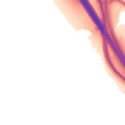 Night-time road noise heatmap for LE9 2BY