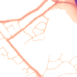 Daytime road noise heatmap for LE9 2DD