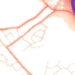 Daytime road noise heatmap for LE9 2DE