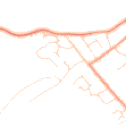 Daytime road noise heatmap for LE9 2DQ