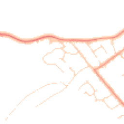 Daytime road noise heatmap for LE9 2DR