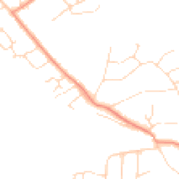 Daytime road noise heatmap for LE9 2EN