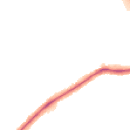 Night-time road noise heatmap for LE9 2HQ