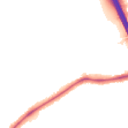 Night-time road noise heatmap for LE9 2JG