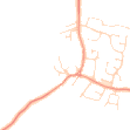 Daytime road noise heatmap for LE9 3AD