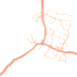 Daytime road noise heatmap for LE9 3AF