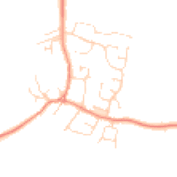 Daytime road noise heatmap for LE9 3AN