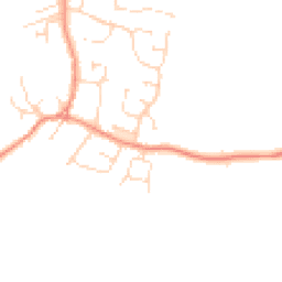 Daytime road noise heatmap for LE9 3AW