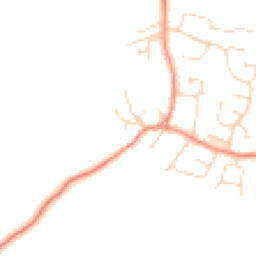 Daytime road noise heatmap for LE9 3AY