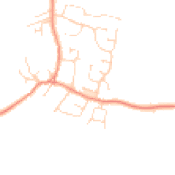Daytime road noise heatmap for LE9 3BF