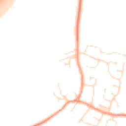 Daytime road noise heatmap for LE9 3BJ