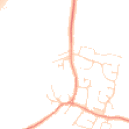 Daytime road noise heatmap for LE9 3BL