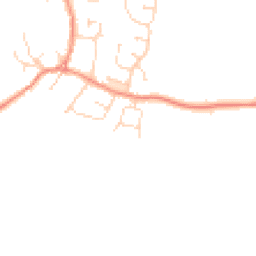 Daytime road noise heatmap for LE9 3BU