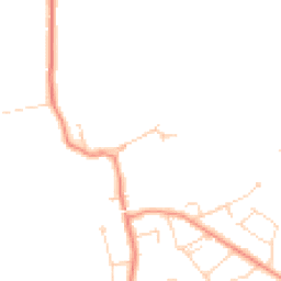 Daytime road noise heatmap for LE9 3EG